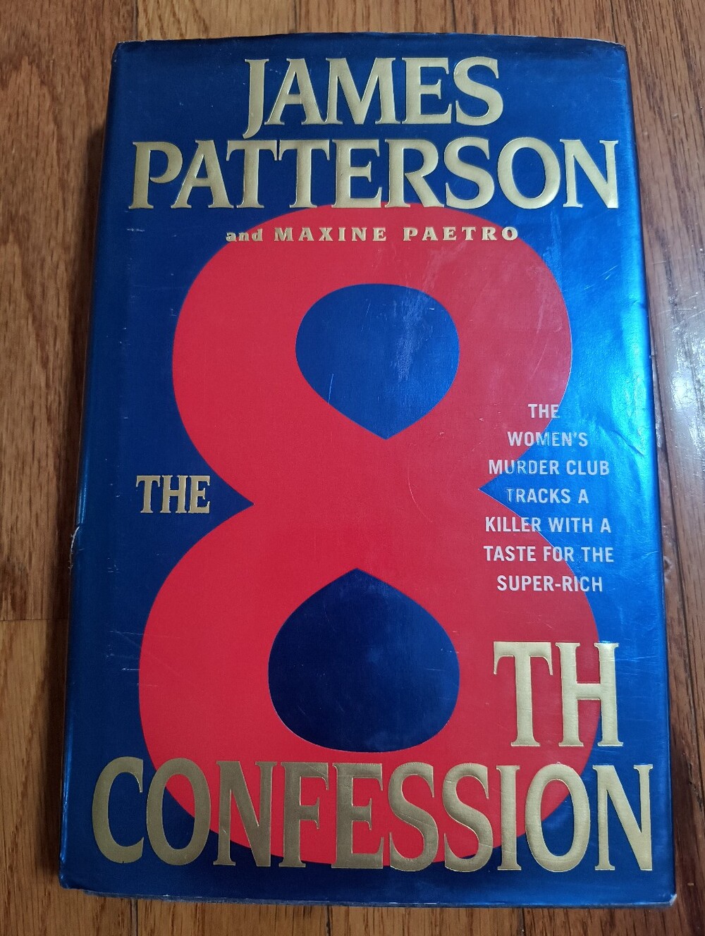 James Patterson "The 8th Confession" hardcover book